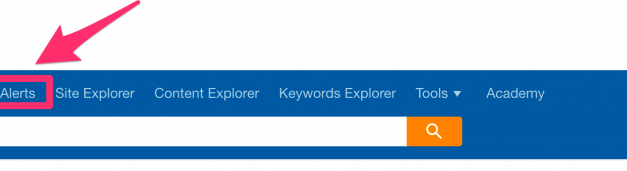 ابزار زنگ هشدار سایت Alerts